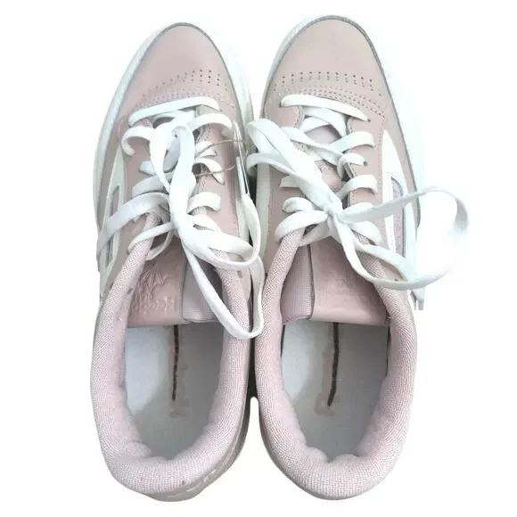 MADEWELL x REEBOK® Unisex Club C 85 Sneakers Soft Ecru/Chalk-Size 9.5 - Picture 3 of 9